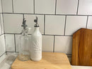 20 Oz Ceramic Olive Oil Dispenser Bottle, with Stainless Steel Spout & Funnel, Ideal for Oil, Vinegar, Coffee Syrup & Liquids (White) by CozyNest Decor