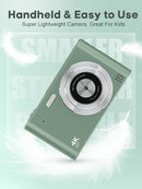 2025 Digital Camera - 1080P Vlog Camera, 44MP Compact, 16X Zoom, Anti-Shake, Green Gift for Kids by TinyTreasures Baby Boutique