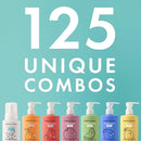 Dabble & Dollop Rainbow of Bubbles – Natural 4-in-1 Bath Set for Kids, Includes Bubble Bath, Body Wash, Shampoo, USA Made, No Parabens/Sulfates, Vegan, Gluten-Free, Tear-Free (7-Pack) by TinyTreasures Baby Boutique