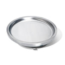 Avanchy Open Baby Plates with Suction – Stainless Steel Divided Plates for Toddlers, BPA-Free, Dishwasher Safe, Unbreakable, Non-Toxic, 100% Silicone Suction – Gray by TinyTreasures Baby Boutique