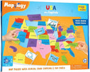 Imagimake Mapology USA Map with Capitals | Learning States and Capitals | US Geography Toys for Ages 8-13 | Jigsaw Puzzles for Kids Ages 8-10 | Educational Back to School Gifts for Kids Age 5-7 & 9-12 by TinyTreasures Baby Boutique