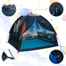 Magnetic Kids Play Tent - 61'x61'x45' Imaginative Popup Dome Playhouse for Kids Indoor/Outdoor Fun - Observatory Space Theme by TinyTreasures Baby Boutique