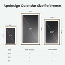 ApoloSign 15.6-inch Digital Calendar: Dual Mode Calendar with Google Play & Multi-calendar Sync, Electronic Planner & Chore Chart, Smart Touchscreen, Interactive Display for Family Schedules (Teak, 15.6") by TinyTreasures Baby Boutique