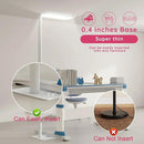 LED Floor Lamp 78ines Tall Floor Lamp 80W White Mordern Office Standing Lights Eye-Care Reading Lamps for Living Room Study Bedroom 4000K Daylight by CozyNest Decor