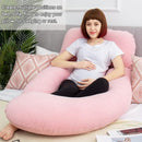 AS AWESLING 60in Full Body Pillow | Nursing, Maternity and Pregnancy Pillow | Extra Large U Shape Pillows with Detachable Side, Separate Support Pillow and Removable Cover Velvet (Light Pink) by TinyTreasures Baby Boutique