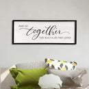 And So Together They Built A Life They Loved Sign 40”X15” Master Bedroom Above Bed Wall Decor Large Framed Wood Farmhouse Sign for Over Bed Bedside Wall Art for Love Sign Decor (Black) by CozyNest Decor