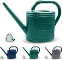 2 Gallon Watering Can, Outdoor Watering Can for Plants, Garden Water Can with Removable Long Spout and Stainless Steel Sprinkler Head, Large Water Can for Greenhouse (Dark Green, 2 Gallon) by GreenHaven Gardens