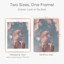 Homeforia 13x19 Picture Frame Rose Gold, High End Metal 13x19 Poster Frames with Mat 11x17 inch Photo, 13 x 19 Rose Gold Frame Matted to 11 by 17 Print, 19x13 Frame, Tempered Glass, Wall Kit, Set of 1 by CozyNest Decor