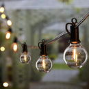 Brightown Outdoor String Lights - Connectable Dimmable LED Patio String Lights with G40 Globe Plastic Bulbs, All Weatherproof Hanging Lights for Outside Backyard Porch (50 ft - 25 LED Bulbs) by GreenHaven Gardens