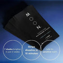 MOON Dissolving Teeth Whitening Strips - Vegan, Easy-to-Use, No Rinse White Strips - Hydrogen Peroxide and Essential Oils Infused Gentle Teeth Whitening Kit - Travel Essentials for Oral Care (14 Ct) by CozyNest Decor