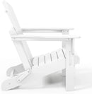 Westin Outdoors Laguna WO Home Outdoor Adirondack Folding Chair Lounger Seat Traditional Retro Home Furniture for Beach, Balcony, Backyard, Lawn, Patio, Pool, Deck, Garden (White) by GreenHaven Gardens
