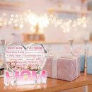 Mothers Day Gifts Best Mom Gifts -Gifts for Mom from Daughter Son - Best Mom Ever Gifts Unique Mother Birthday Acrylic Heart-Shaped Plaque Desk Decorations Present for Mom Christmas Anniversary by CozyNest Decor
