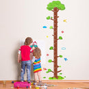 Tree Self-adheve Vinyl Nursery Wall Decal Baby Growth Chart Sticker for Bedroom Play Room by TinyTreasures Baby Boutique