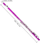 EASTROCK Closed Hole Flutes C 16 Key for Beginner, Kids, Student -Nickel Flute with Case Stand and Cleaning kit (Pink) by TinyTreasures Baby Boutique