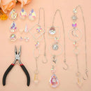 HYBEADS 200 Pcs DIY Suncatcher Making Kits for Adults Crystal Sun Catchers Crafts with Hooks Chains Pendants Rainbow Maker for Window Hanging Prism Indoor Outdoor Garden Xmas Wedding Party Decor by GreenHaven Gardens