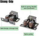 Alise Cabinet Door Latch,Cupboard Closet Doors Catch Closer Double Ball Roller Latches,Cold Rolled Steel Oil-Rubbed Bronze Copper CA1000-12P(Pack of 12) by TinyTreasures Baby Boutique