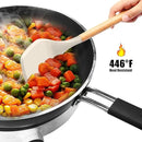 Silicone Cooking Utensils Set - 446°F Heat Resistant Silicone Kitchen Utensils for Cooking,Kitchen Utensil Spatula Set w Wooden Handles and Holder, BPA FREE Gadgets for Non-Stick Cookware (Khaki) by CozyNest Decor