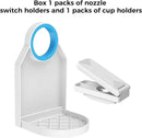 Laundry Detergent dispenser Cup Holder,Nozzle Upgraded Labor-Saving Switch Easily No More runny or Messy Laundry Detergent, Laundry Cup Holder and drip Tray room organization and storage by CozyNest Decor