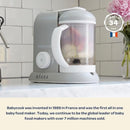 BEABA Babycook Solo 4 in 1 Baby Food Maker, Puree Steamer and Blender for Purees, Grinder with Auto Steam Cooking, Lrg Capacity 4.5 Cups 27 Servings in 20 Mins, Eucalyptus by TinyTreasures Baby Boutique