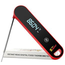 The Latest Thermocouple Instant Reading Meat Thermometer Digital,Faster Less Than 0.6 Second Response,IP67 Waterproof Thermometer Suitable for Grilling, Cooking,BBQ Gifts for Men (Red) by TinyTreasures Baby Boutique