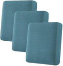 H.VERSAILTEX Super Stretch Individual Seat Sofa Covers Couch Slipcover Sets Thick Jacquard Textured Twill Fabric (3 Piece Sofa Cushion Covers, Storm Blue) by CozyNest Decor