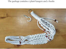 Belit 2 Pack Macrame Plant Hangers Indoor Hanging Planter Basket Decorative Flower Pot Holder Rope for Indoor Outdoor Home Decor by GreenHaven Gardens