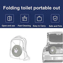 Travel Potty for Toddler, Portable and Foldable Toilet, Apply to Seat Emergency Toilet for Car, Camping, Outdoor, Indoor (grey, large) by TinyTreasures Baby Boutique