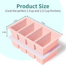 Silicone Freezer Tray for Sauce Cube: GGOW Silicone Freezing Tray for Broth Soup Storage - Freeze 250mL 125mL Souped Portion by TinyTreasures Baby Boutique