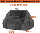 Grill Cover Fit for Charbroil Bistro Pro Tabletop Electric Grill, Dust-Proof Protable Covers for Outdoor Electric BBQ Grills - 21.2" D x 18.5" W x 18.6" H by GreenHaven Gardens
