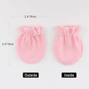 BQUBO Newborn Infant Toddler Mittens No Scratch Cotton Elastic Wrist Gloves Hypoallergenic for 0-6 Months Baby Boys Girls by TinyTreasures Baby Boutique