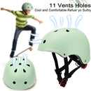 Kids Bike Helmet,Toddler Skateboard Helmets for Ages 2-3-5-8-14 Years Boys Girls，Adjustable Multi-Sport Bicycle Skateboarding Football Roller Skating Scooter Rollerblade Balance Bike Helmet by TinyTreasures Baby Boutique
