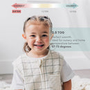 Tealbee Dreamsuit - Toddler Sleep Sack with feet 12-18 Months, 18-24 Months - 0.8 TOG Lightweight Baby Wearable Blanket for Walkers - Rayon Made from Bamboo, Organic Cotton Sleep Bag - Checkered by TinyTreasures Baby Boutique