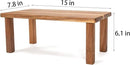 Acacia Wooden Desktop Organizer Shelf Kitchen Cabinet and Counter Riser Display Shelf for Top of Desk Home Office Bathroom Coffee Table Display Stand by CozyNest Decor