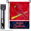 WinCraft St. Louis Cardinals Garden Flag with Stand Holder by GreenHaven Gardens