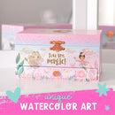 Musical Fairy Jewelry Box for Girls - Kids Music Box with Spinning Fairy and Mirror, Princess Gifts for Little Girls, Jewelry Boxes, Childrens Birthday Gift - Ages 3-10, Pink by TinyTreasures Baby Boutique