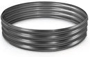 Land Guard Galvanized Raised Garden Bed, Planter Raised Garden Beds Outdoor, Round Clearance Raised Garden Beds for Gardening Vegetables 4x4x1ft (Gray)…… by GreenHaven Gardens