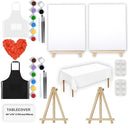 2 Pack Sip and Paint Kit for Adults Couples Painting Kit Stretch Canvas to Paint at Home Date Night Party Favor Supplies Art Painting Set Couples Activity Selfie 8x10 Canvas Painting Kit Valentines Day by TinyTreasures Baby Boutique