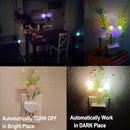 AUSAYE Sensor Night Light Plug in Mushroom Light LED Color Changing Nightlights for Kids, Adults, Bedroom, Bathroom,Hallway, Stairs, Kitchen Pack of 6 by TinyTreasures Baby Boutique