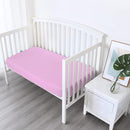 4-Pack Fitted Crib Sheets for Boys and Girls - Breathable, Soft Microfiber Baby Sheets in Pink and Violet by TinyTreasures Baby Boutique