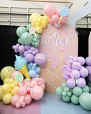 Pastel Balloons Arch Garland Kit, 146PCS Pastel Balloons 4 Sizes 18/12/10/5 Inch, Macaron Rainbow Balloon Arch Kit for Unicorn Birthday Baby Shower Wedding Easter Party Decorations by CozyNest Decor