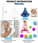 Baby Sling Carrier Adjustable Baby Sling 2025 Upgraded Toddler Sling Comfortable Baby Wrap Carriers Ergonomic-Designed, Travel Friendly Carrying 10-45 Lbs Blue by TinyTreasures Baby Boutique