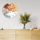 Generic Custom Clocks for Walls Personalized Clocks with Photo Text Logo Customize Gifts for Kitchen Bathroom Home Family Friends Gifts, 12inch-30cm by TinyTreasures Baby Boutique