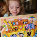 Noah Jigsaw Puzzles for Toddlers Age 3-5, 48pcs Preschool Educational Learning Toys Sets Gift for Baby Infants Boys and Girls (Noah's Ark…) by TinyTreasures Baby Boutique