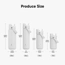 Insulated Water Bottle with Straw Stainless Steel Water Bottle, Leak-Proof, BPA-Free, Double Wall Vacuum Keeps Cold for 24 Hours for Sports, Travel, School (26 oz, Polar White) by CozyNest Decor