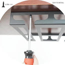 Wine Glass Rack - Under Cabinet Stemware Wine Glass Holder Glasses Storage Hanger Metal Hanging Organizer for Bar Kitchen 3 Rows Black by CozyNest Decor