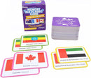 Menique Flags of The World Memory Matching Game – 100 Cards, 50 Countries to Match – Educational & Fun for Kids and Adults – Color-Coded by Continent – Learn Flags, Capitals, and Geography by TinyTreasures Baby Boutique