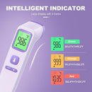 No-Touch Thermometer for Adults and Kids, Digital Accurate Baby Thermometer with Fever Alarm, 1 Second Fast Result, Easy to use, 2 in 1 Mode (Purple) by TinyTreasures Baby Boutique