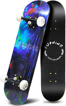 Easy_Way Complete Skateboards- Standard Skateboards for Beginners Kids Boys Girls Teenager- 31''x 8''Canadian Maple Cruiser Pro Skate Board, Skateboards by TinyTreasures Baby Boutique
