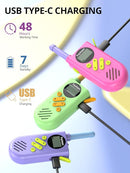 Walkie Talkies for Kids Rechargeable,Toys for Boys and Girls Ages 3-12, 3 Pack Long Range 2-Way Radios, Birthday Gifts,Christmas Stockings, Outdoor Play, Family Games, Hiking Camping Gear by TinyTreasures Baby Boutique