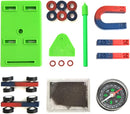 EUDAX Labs Junior Science Magnet Set for Education Science Experiment Tools Icluding Bar/Ring/Horseshoe/Compass Magnets by TinyTreasures Baby Boutique